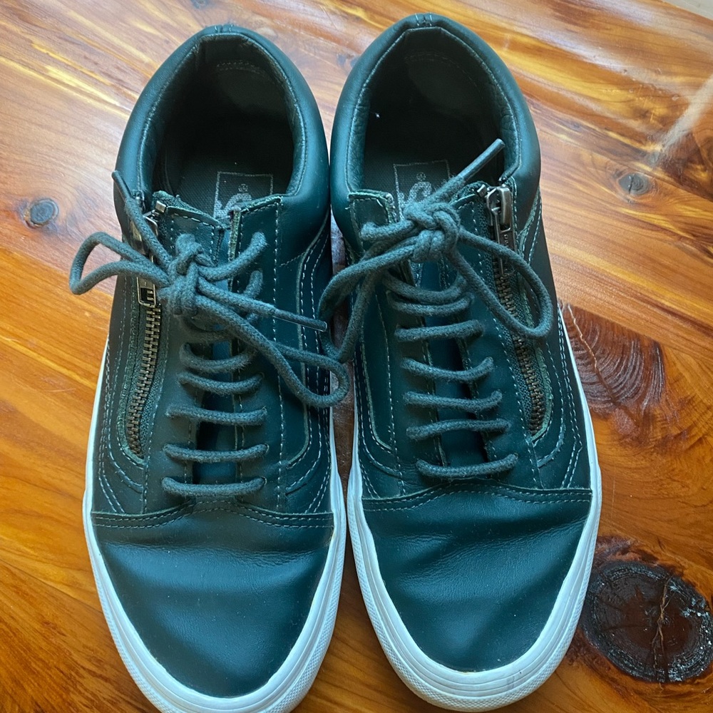 VANS leather side zip
